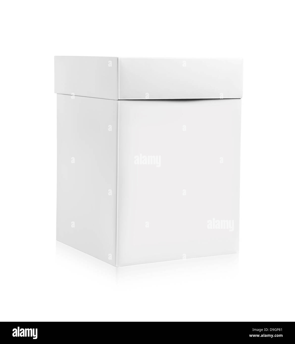 White box isolated on white Stock Photo