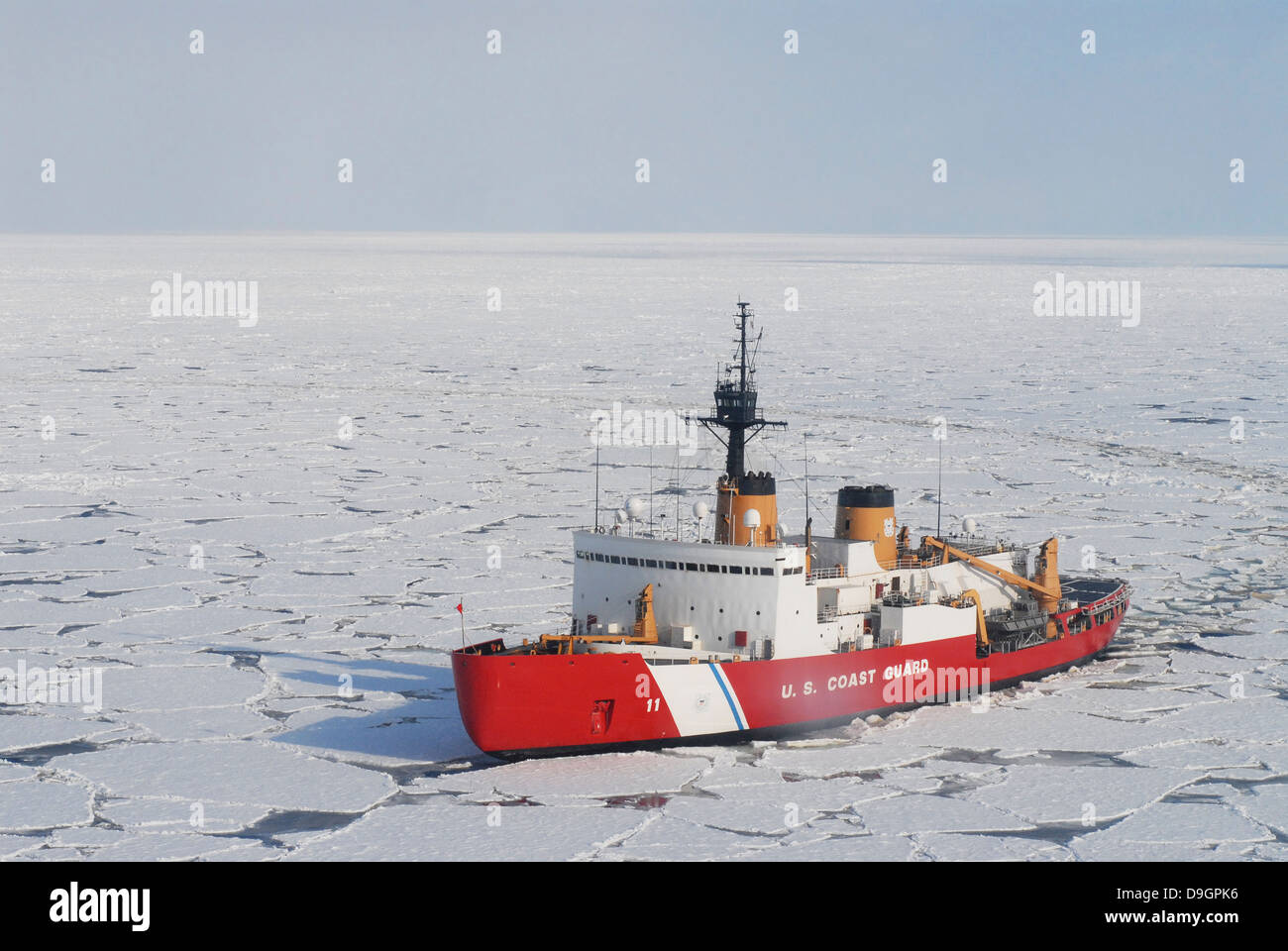 USCGC Polar Sea conducts a research expedition in the Beaufort Sea Stock Photo