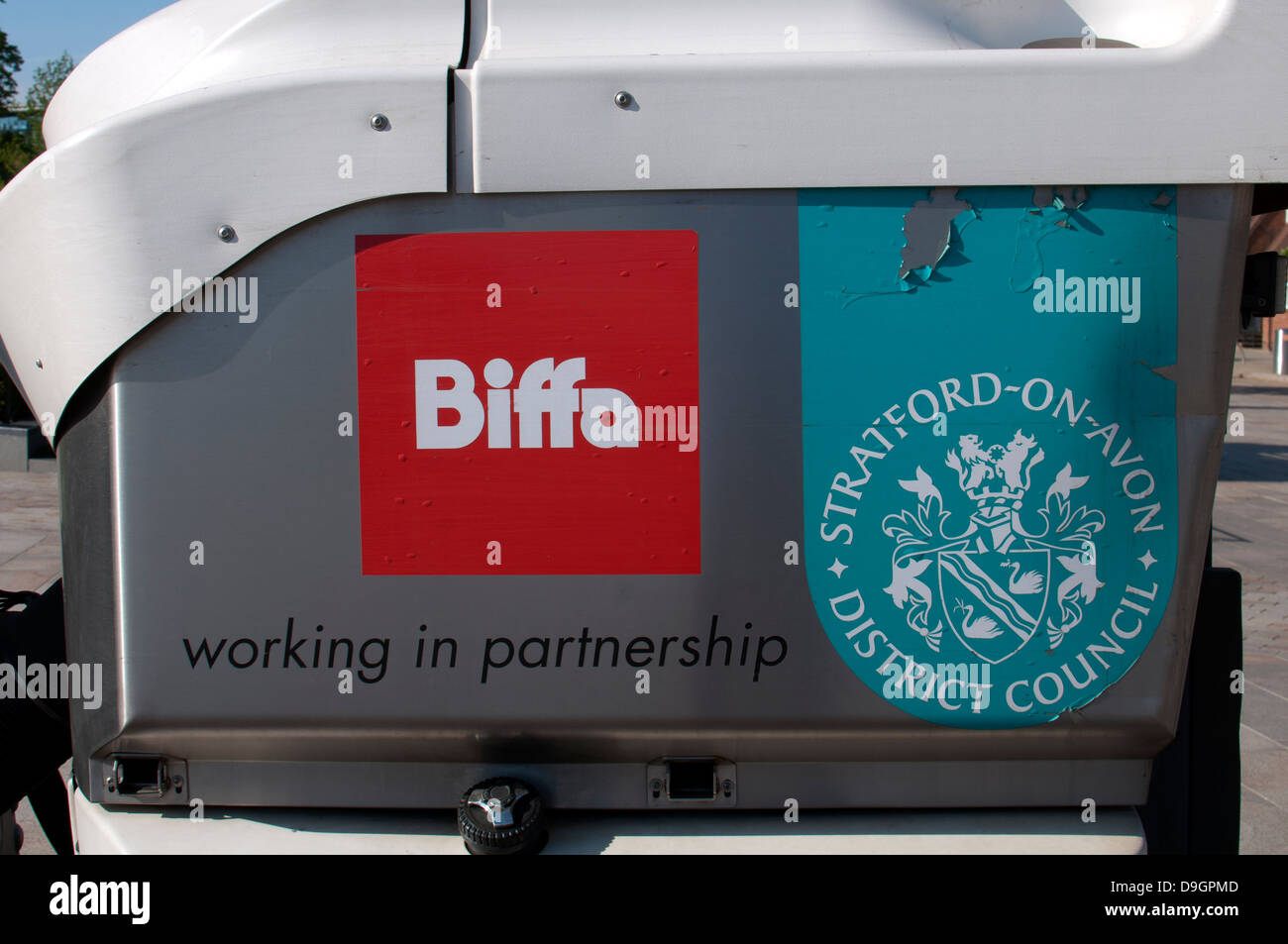 Biffa council vehicle Stock Photo