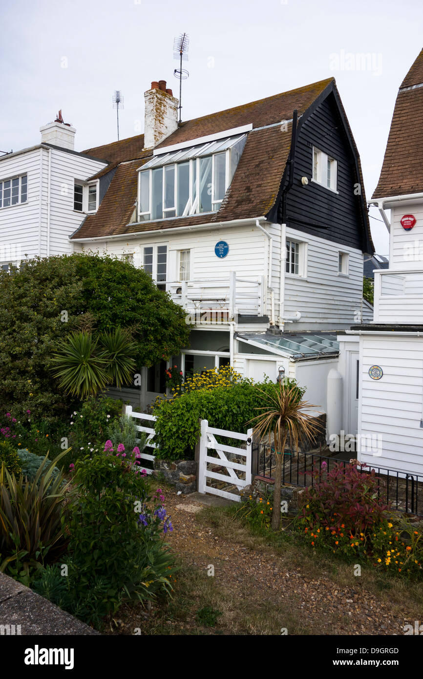 Peter Cushing's Home from 1959 to 1994. Whitstable Seafront, Kent Stock Photo