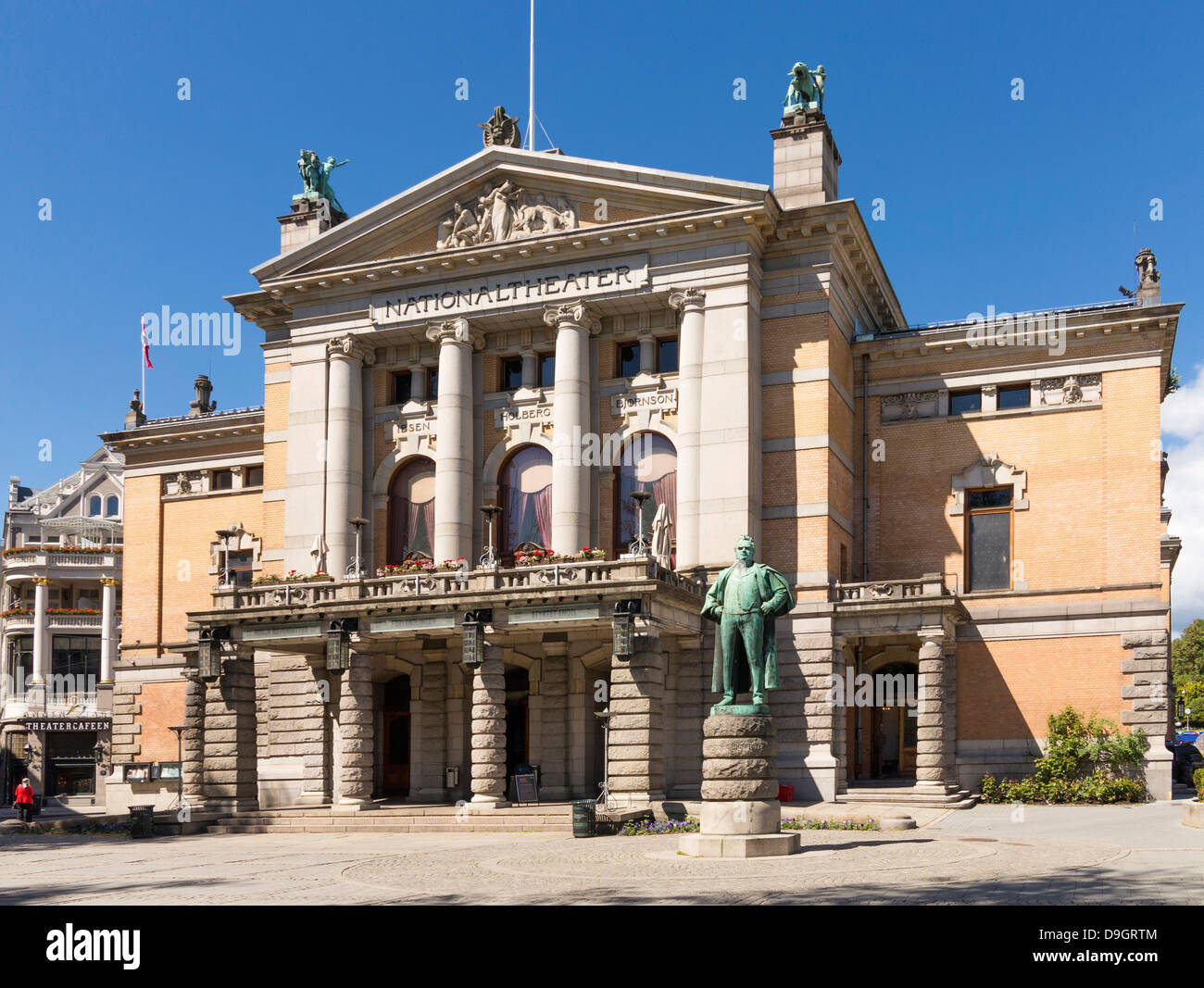 The National Theatre, Oslo, Norway, Scandinavia Stock Photo