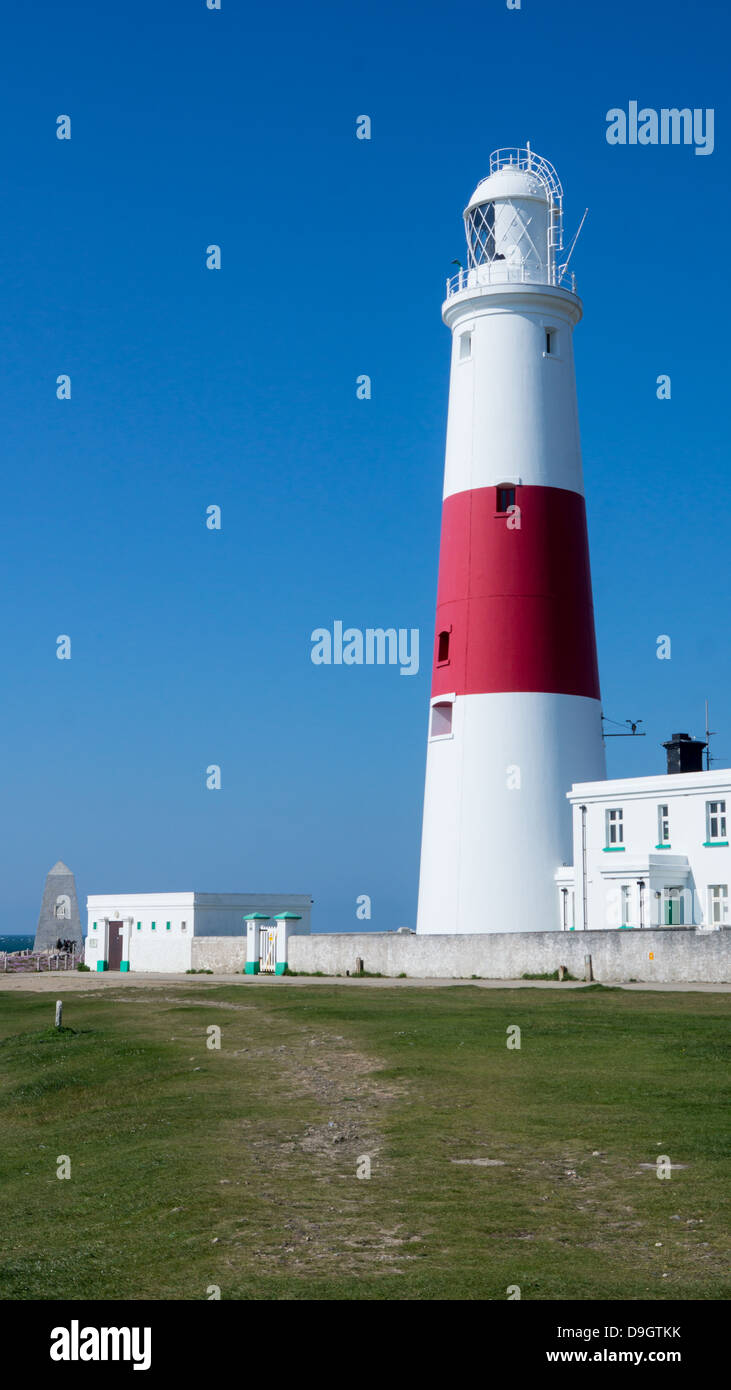 Portland Bill Lighthouse Stock Photo