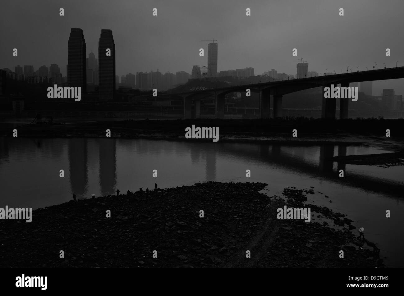 Bridge, chongqing of china Black and White Stock Photos & Images - Alamy