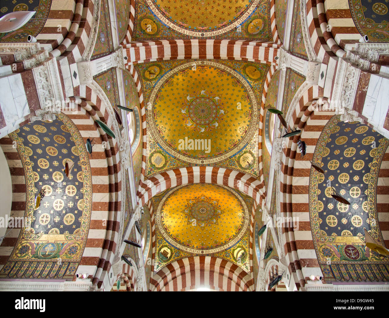 The interior of Notre-Dame de la Garde above Marseilles, France 4 Stock Photo