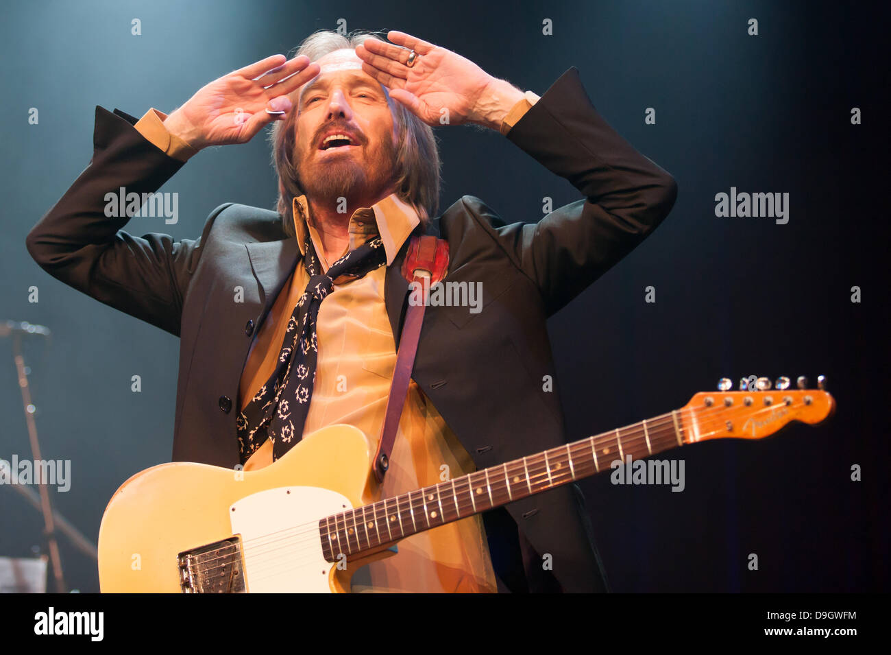 London, Ontario. June 18, 2013. Tom Petty and The Heartbreakers perform at Budweiser Gardens in London Ontario, on June 18, 2013. The sold out concert was the only Canadian date on the bands 2013 concert tour. Credit:  Mark Spowart/Alamy Live News Stock Photo