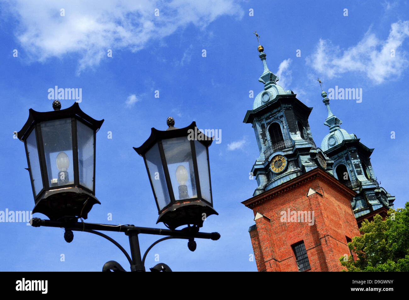 Medieval cathedral of Gniezno, Greater Poland, Poland Stock Photo