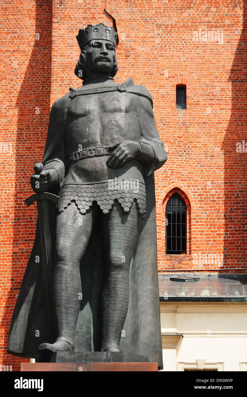 Medieval cathedral of Gniezno, Greater Poland, Poland Stock Photo