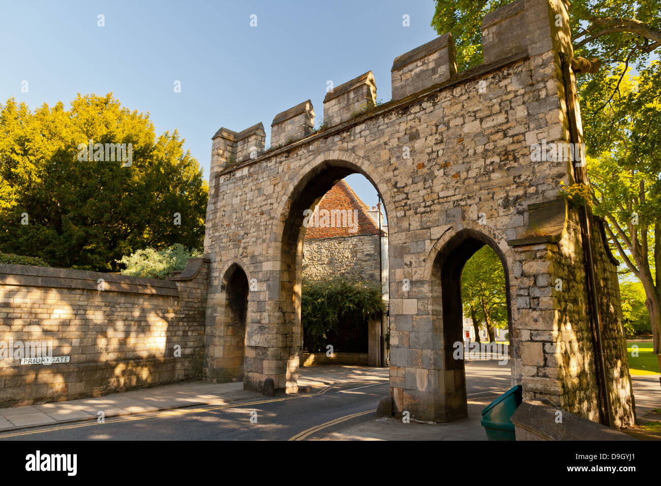 Lincoln - Priory Gate; Lincoln, Lincolnshire, UK, Europe Stock Photo