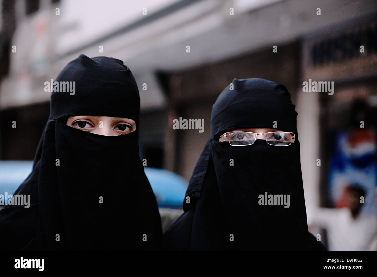 Islamist women in Varanasi. Uttar Pradesh, India Stock Photo
