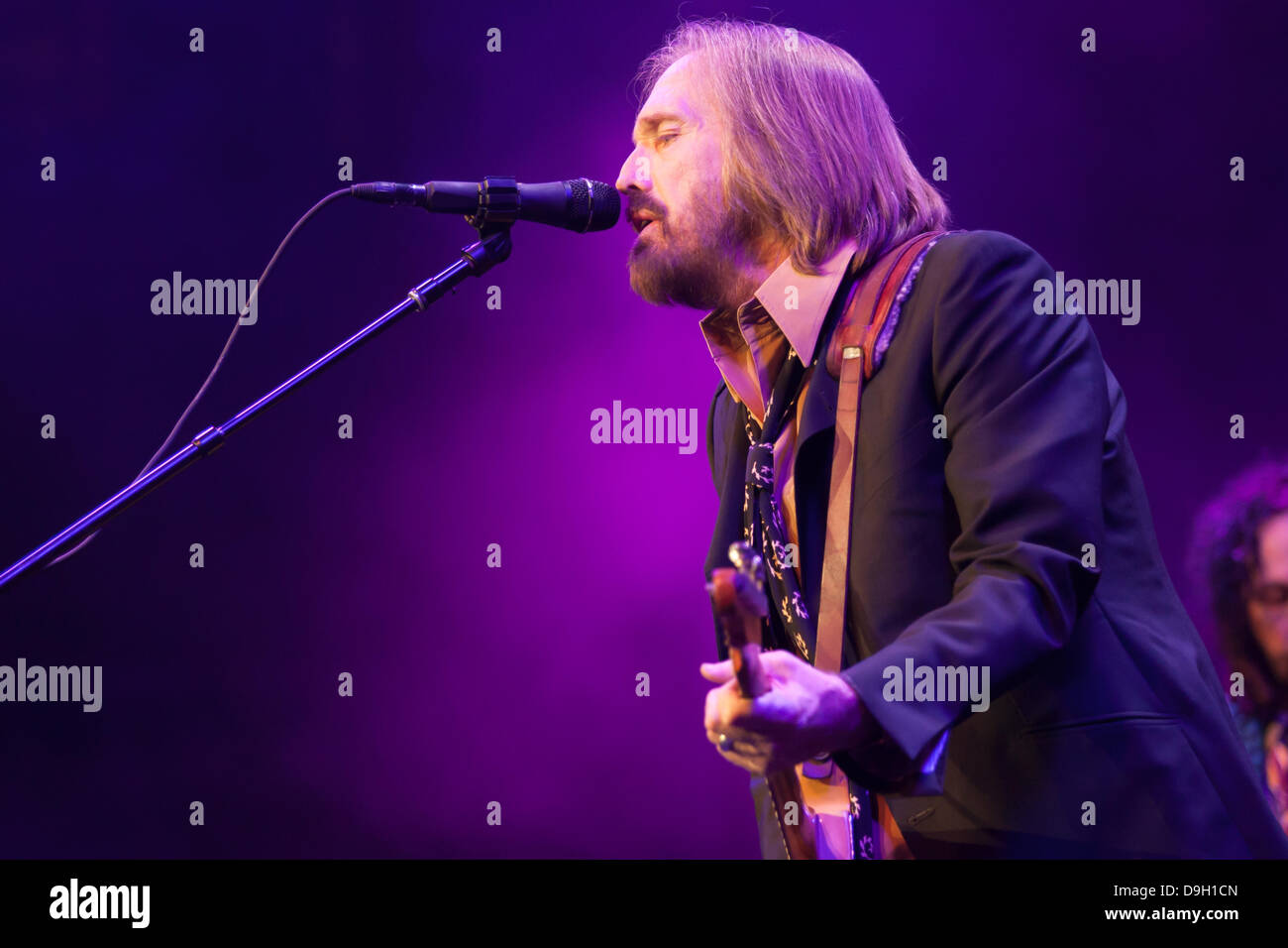 Tom Petty and The Heartbreakers perform at Budweiser Gardens in London Ontario, on June 18, 2013. The sold out concert was the only Canadian date on the bands 2013 concert tour. Stock Photo