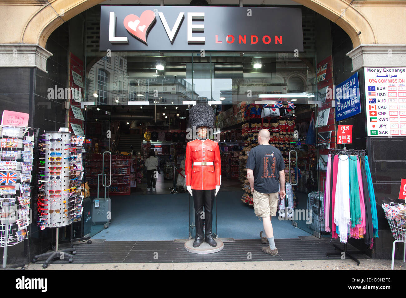 Love London' tourist souvenir shop in Leicester Square, London, England, UK Stock Photo - Alamy
