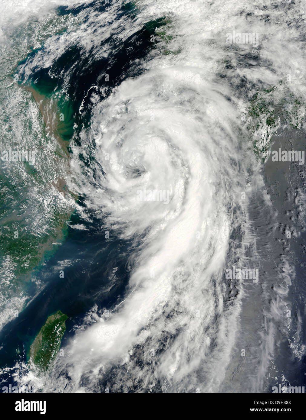 Tropical Storm Dianmu Stock Photo