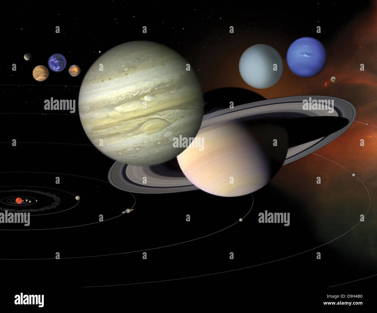 Solar System Stock Photo