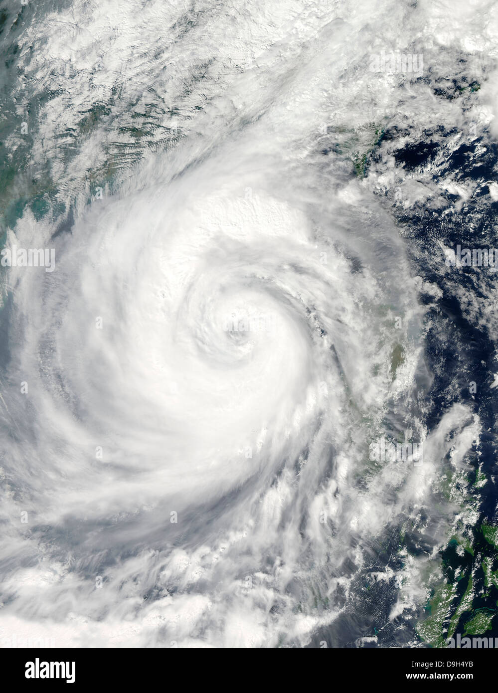 Typhoon Megi Stock Photo