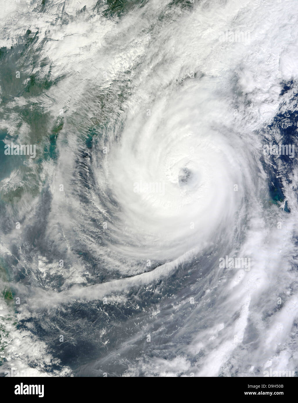 Typhoon Megi Stock Photo