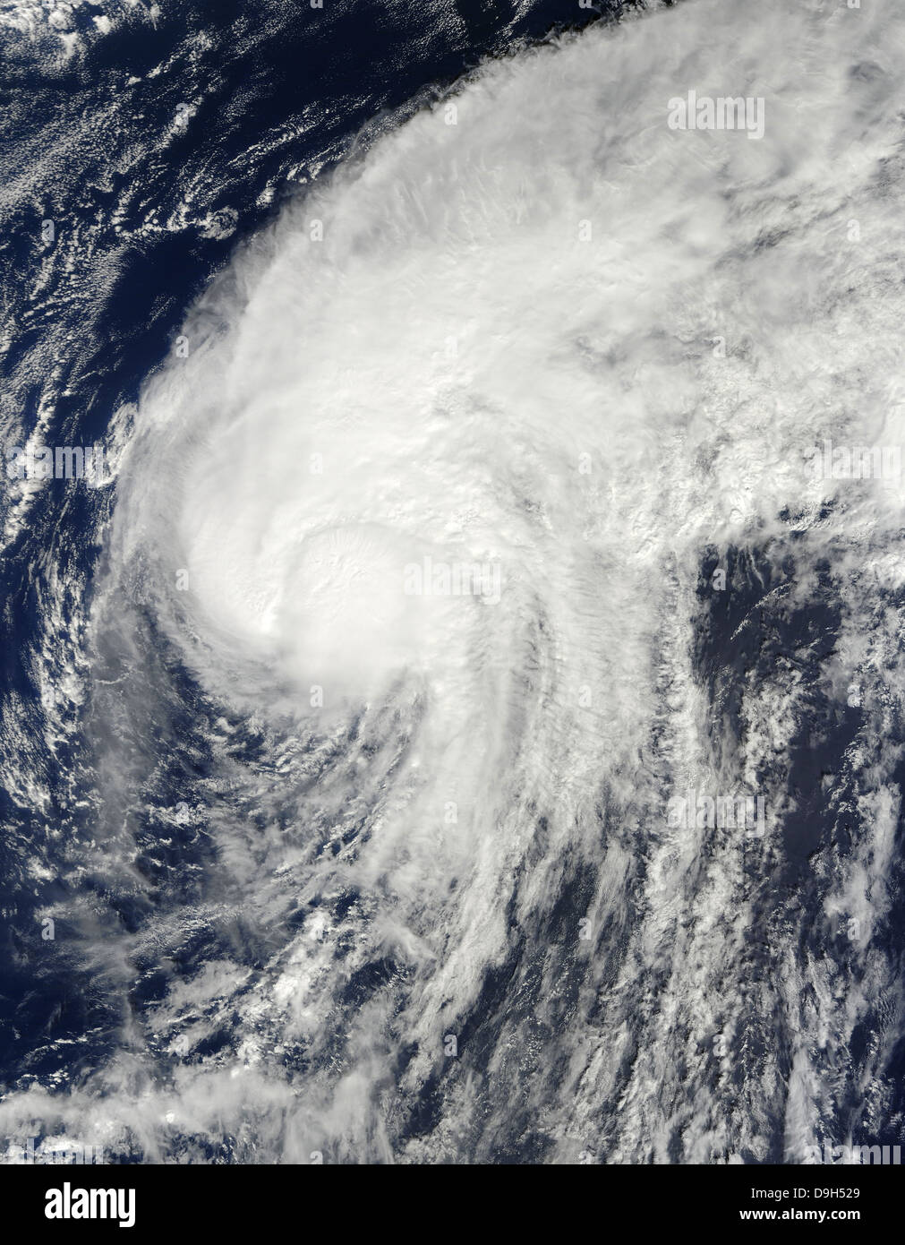 October 9, 2010 - Hurricane Otto in the Atlantic Ocean. Stock Photo