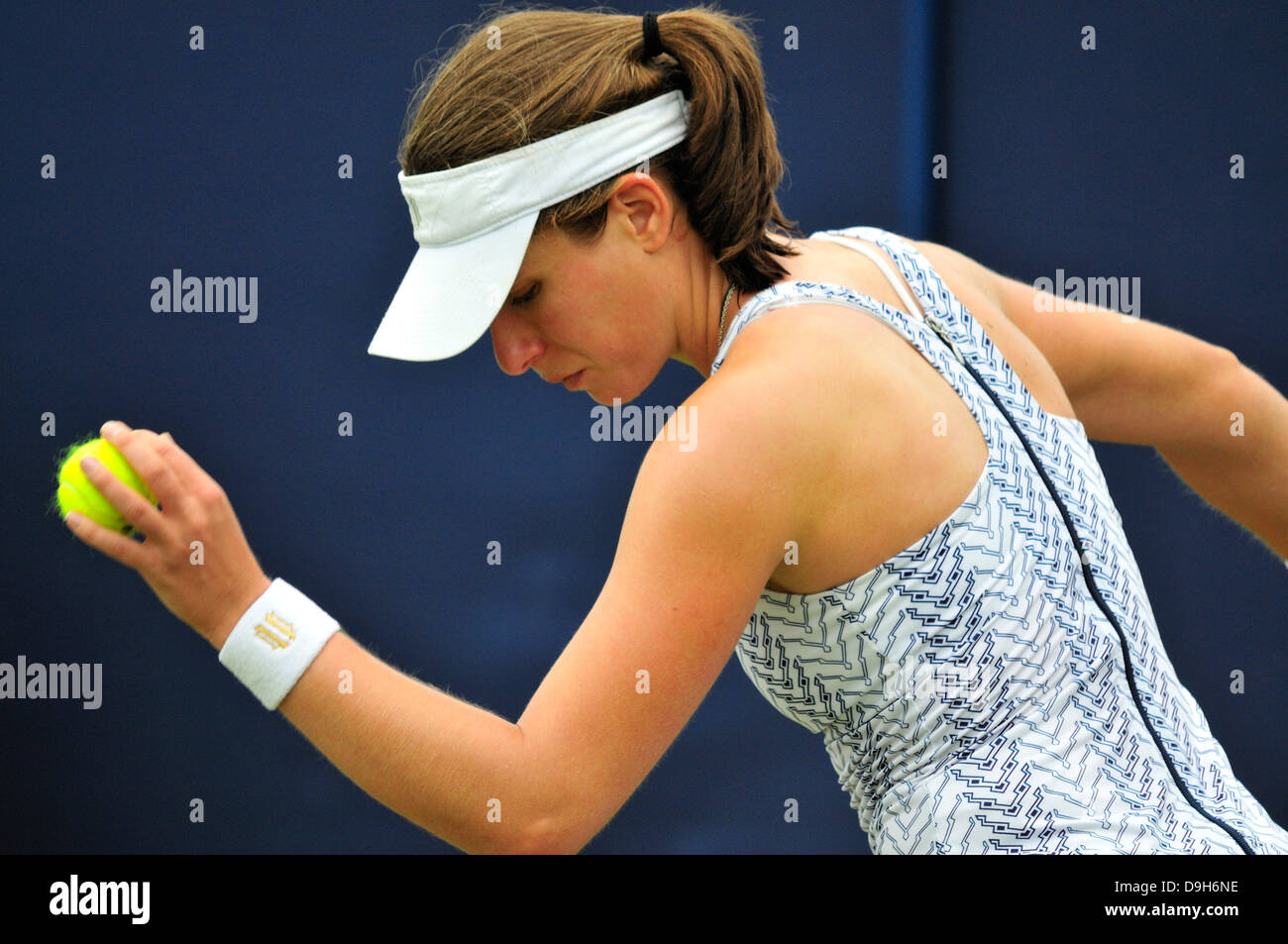 Johanna Konta (GB). Aegon Tennis at Eastbourne, UK. 18th June. Stock Photo