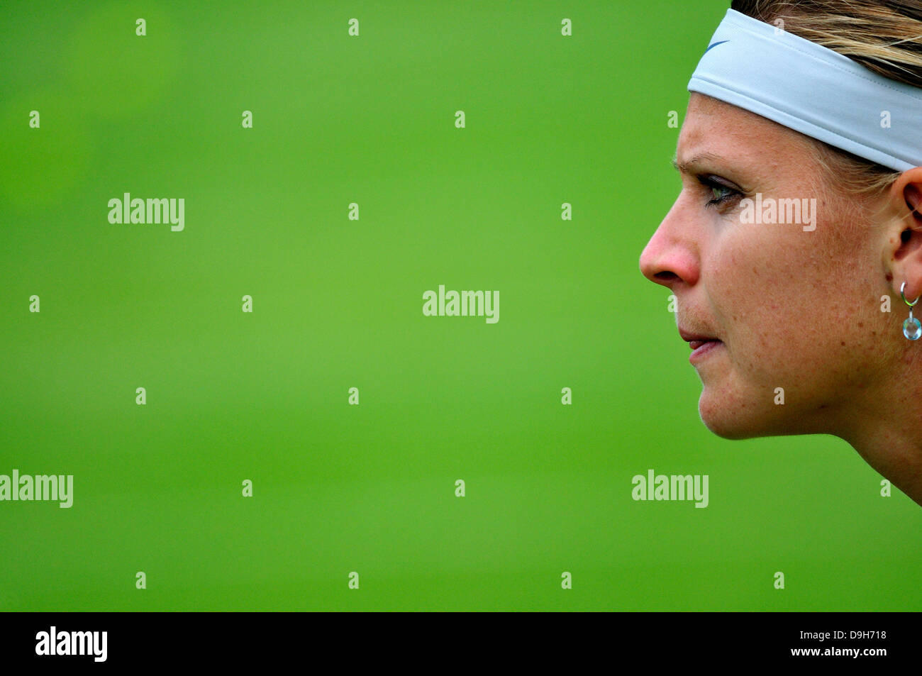 Lucie Safarova (Czech) at Eastbourne, UK. 2013 Stock Photo