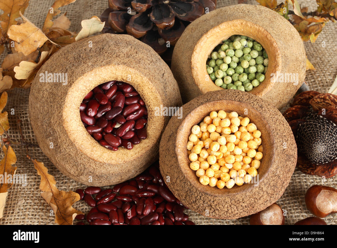 Peas and beans Stock Photo Alamy