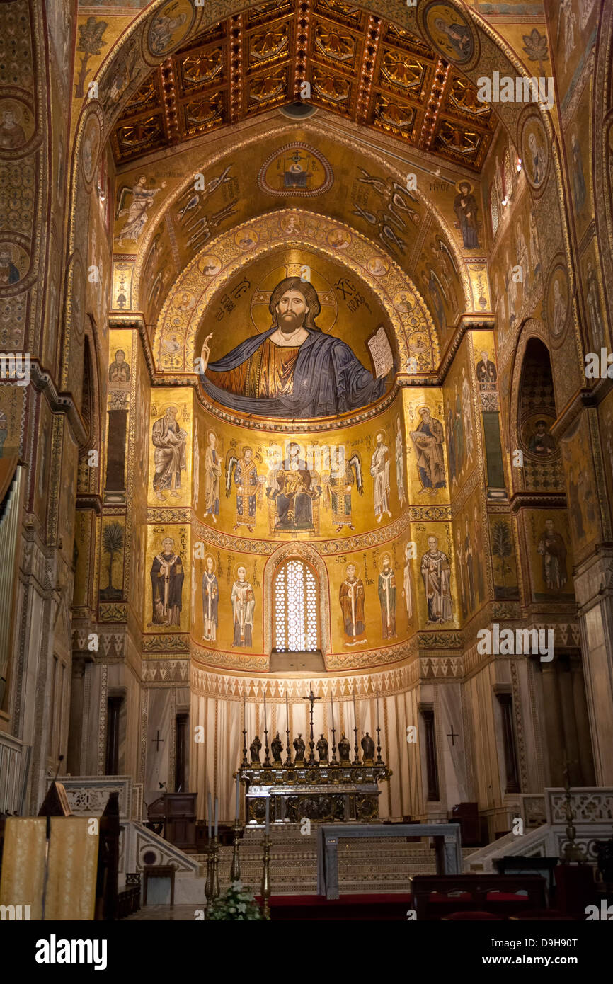 Palermo cathedral interior palermo sicily hi-res stock photography and ...