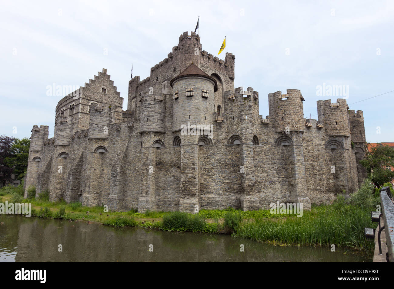 Gravensteen Castle in Gent, Belgium Stock Photo