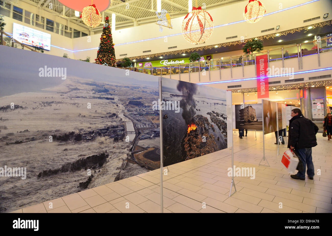 World Press Photo 2012 exhibition in Kosice, Slovakia Stock Photo