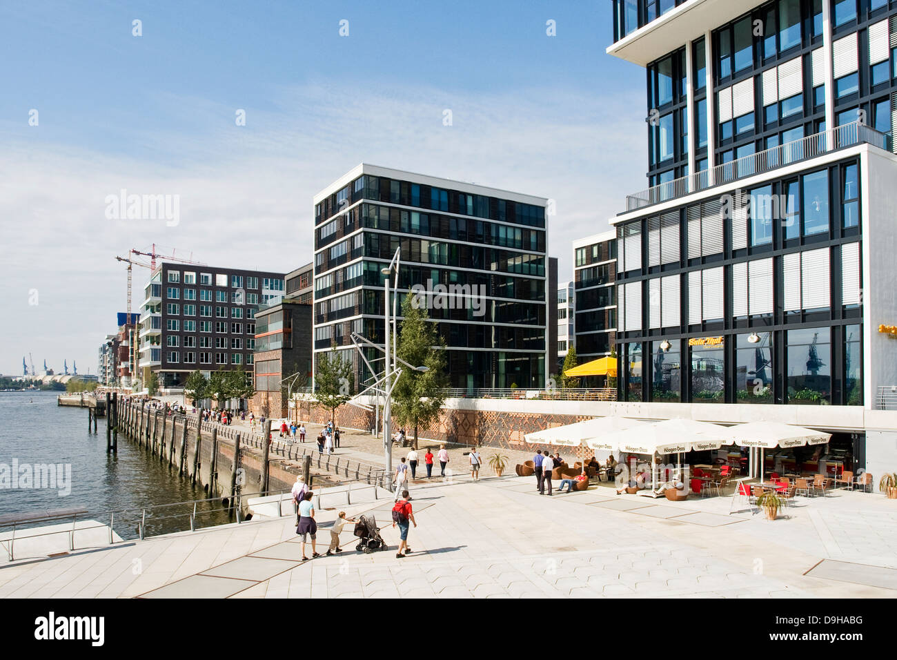 Moderne architektur in der hafencity in hamburg , modern ... Moderne havearkitektur