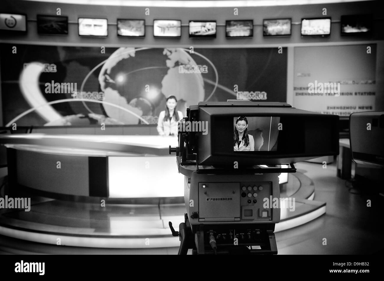 Broadcaster china Black and White Stock Photos & Images - Alamy
