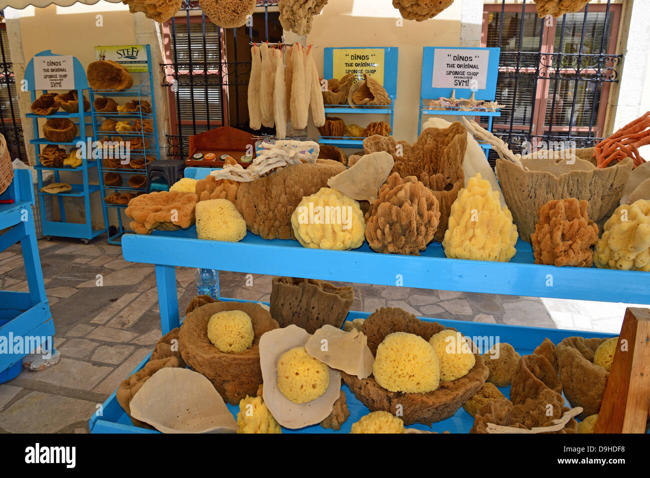 Sponges souvenirs symi island dodecanese hi-res stock photography and  images - Alamy