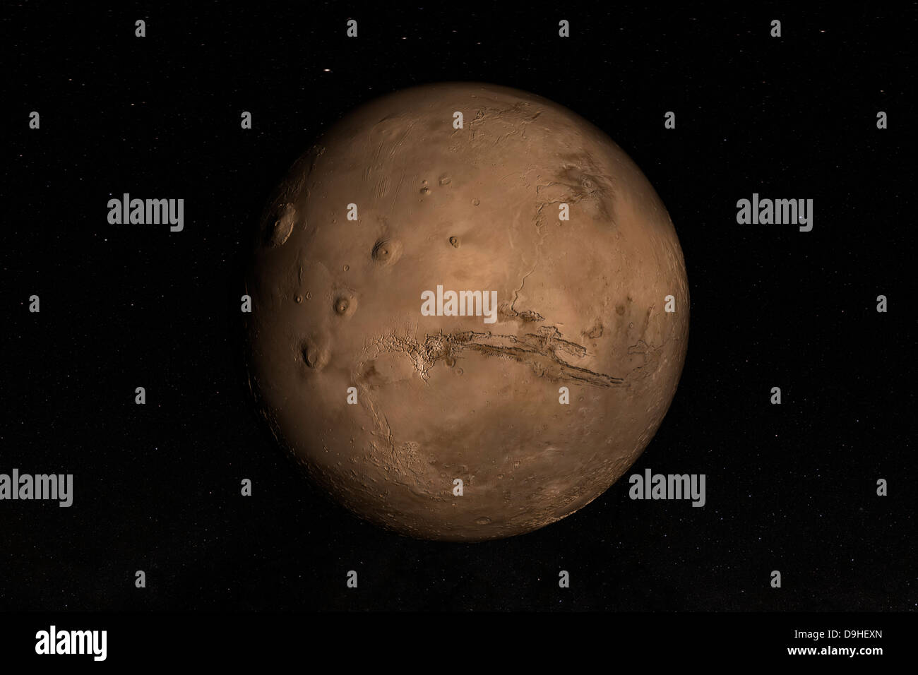 Planet Mars Stock Photo