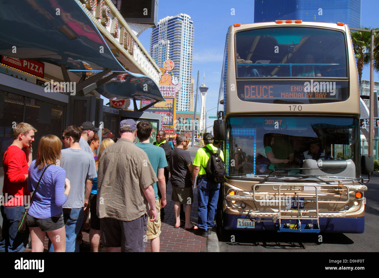 Las Vegas Nevada,The Strip,South Las Vegas Boulevard,The Deuce,public
