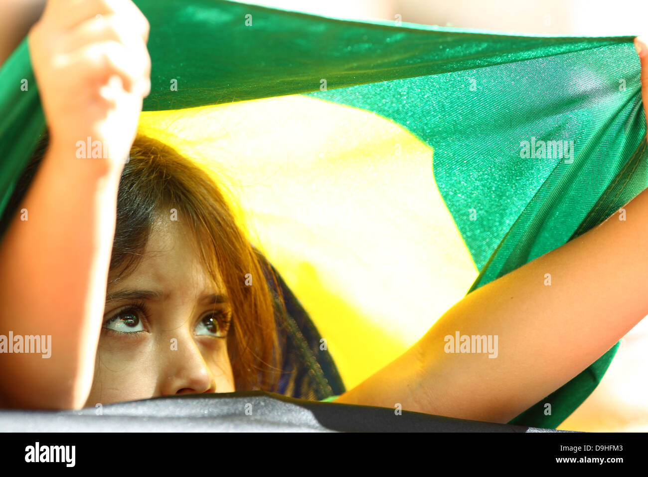 Belo Horizonte, Brazil. 28th June, 2014. Brazil kids fans (BRA