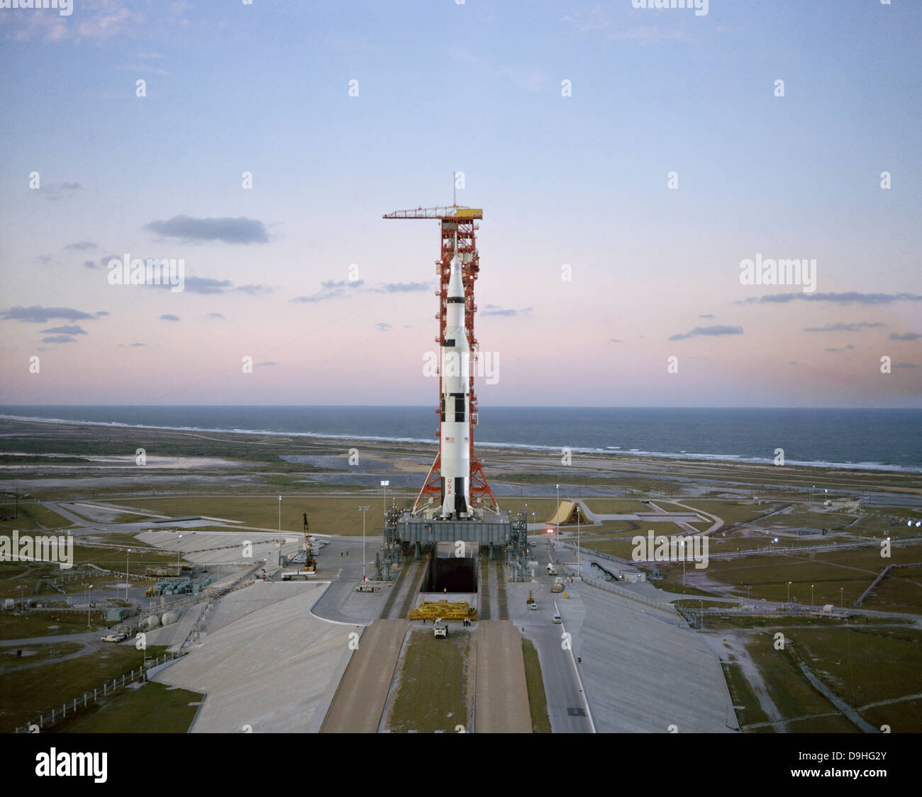 Apollo 8 on the launch pad 1968 hi-res stock photography and images - Alamy