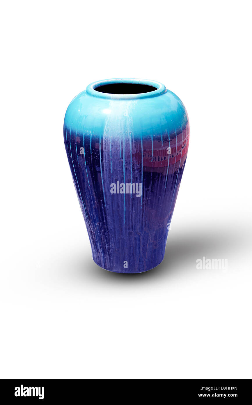 old big Ceramic vase isolated on white background Stock Photo - Alamy
