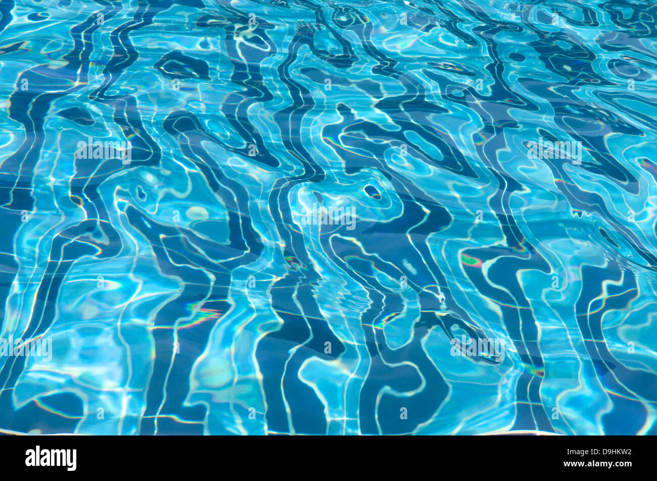 Swimming pool water patters Stock Photo - Alamy
