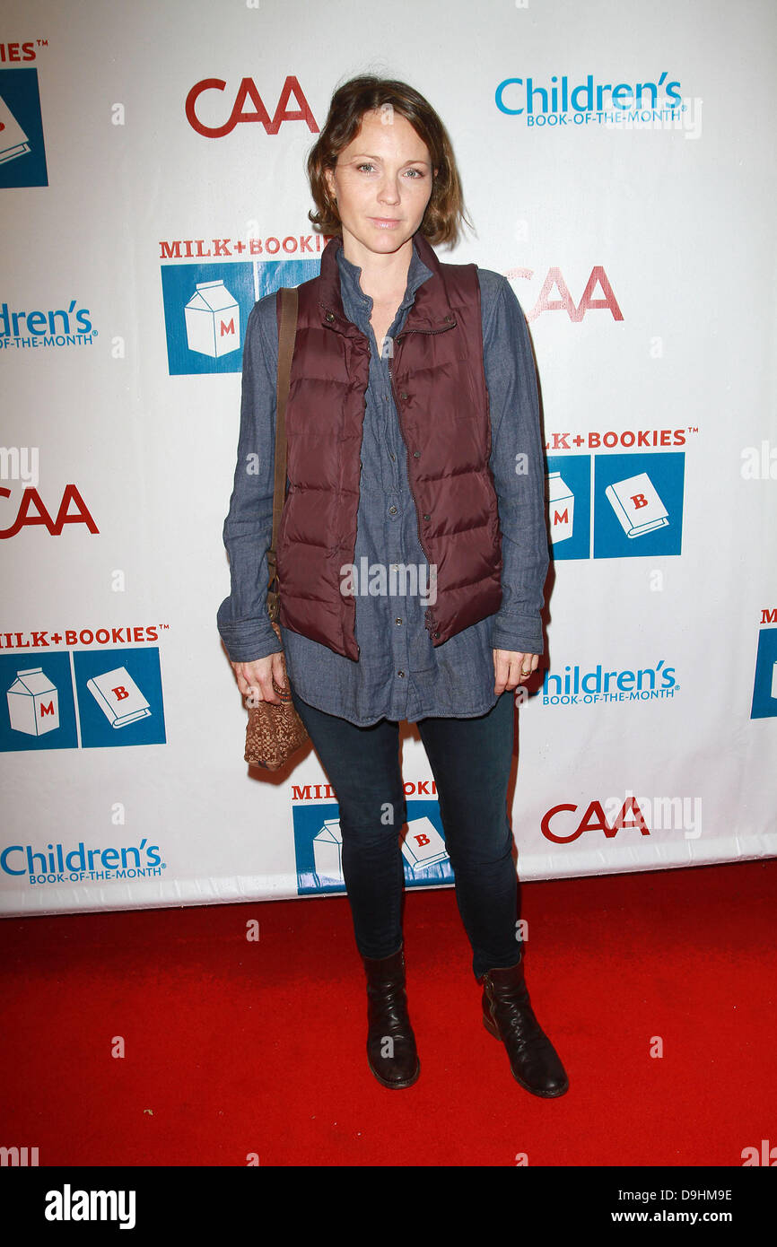 Kelli Williams at the 2nd Annual Milk and Bookies Story Time Celebration held at The Skirball Cultural Center Los Angeles, California - 20.03.11 Stock Photo