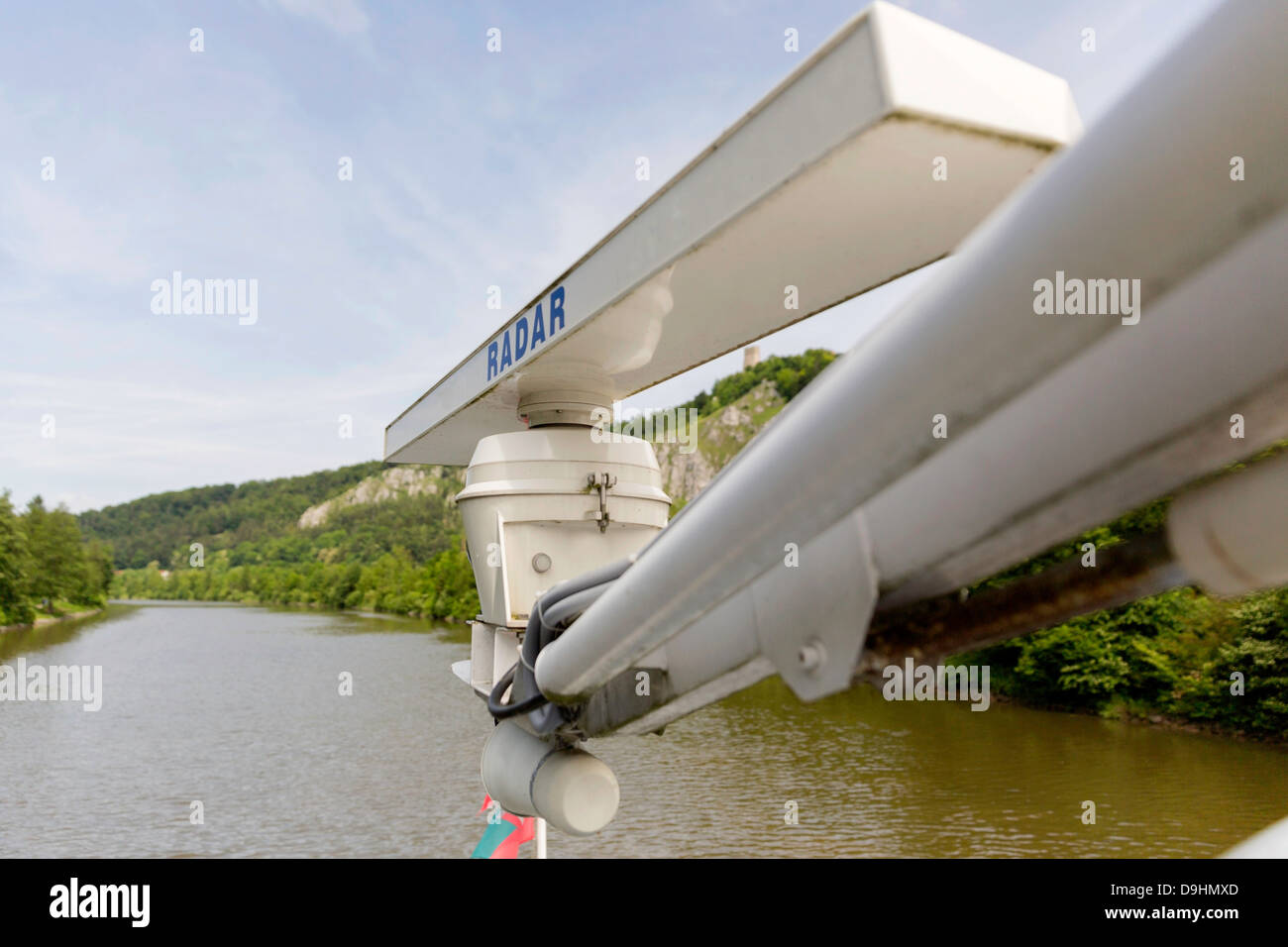 Ship radar antenna Stock Photo - Alamy