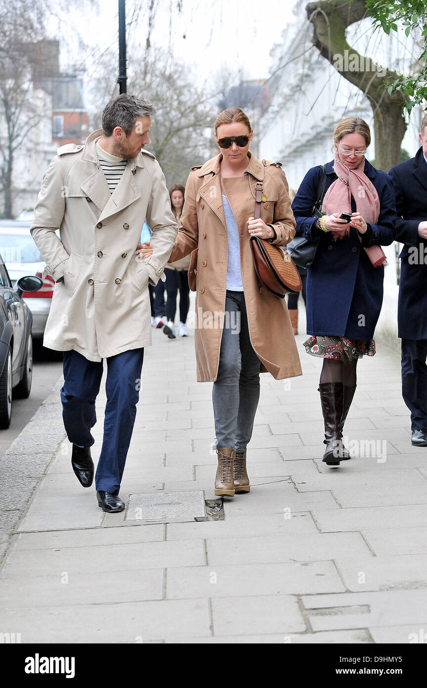 Stella Mccartney Husband Arriving British Fashion Stock Photo 120895453