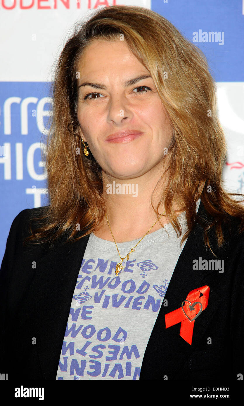 Tracey Emin at the THT's Lighthouse Gala Auction at Christie's London