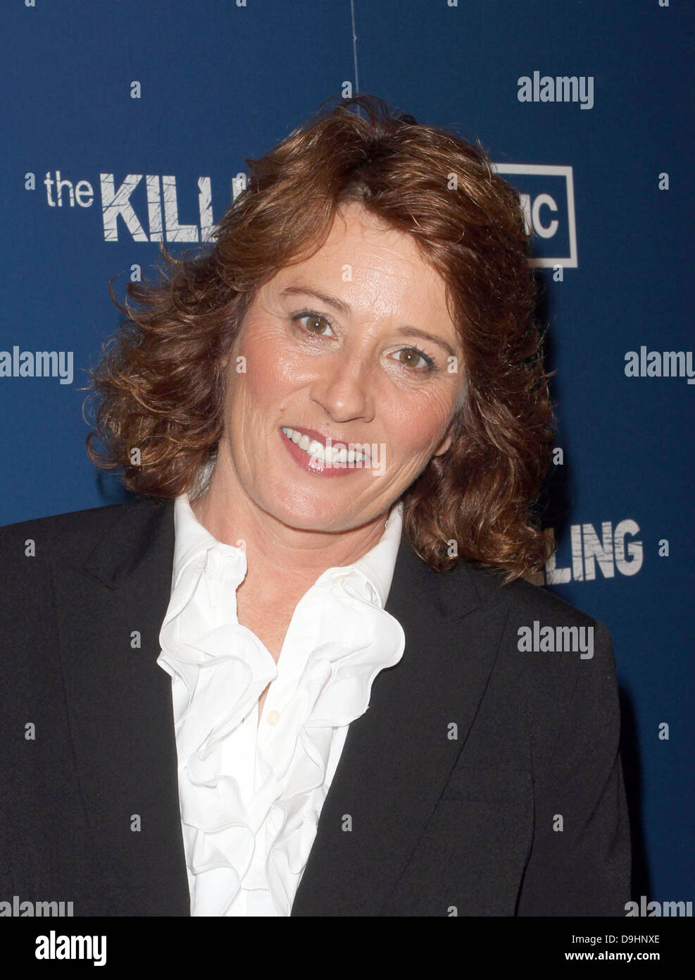 Annie Corley Premiere Of AMC's Series 'The Killing' held at the Harmony Gold Theater Los Angeles, California - 21.03.11 Stock Photo