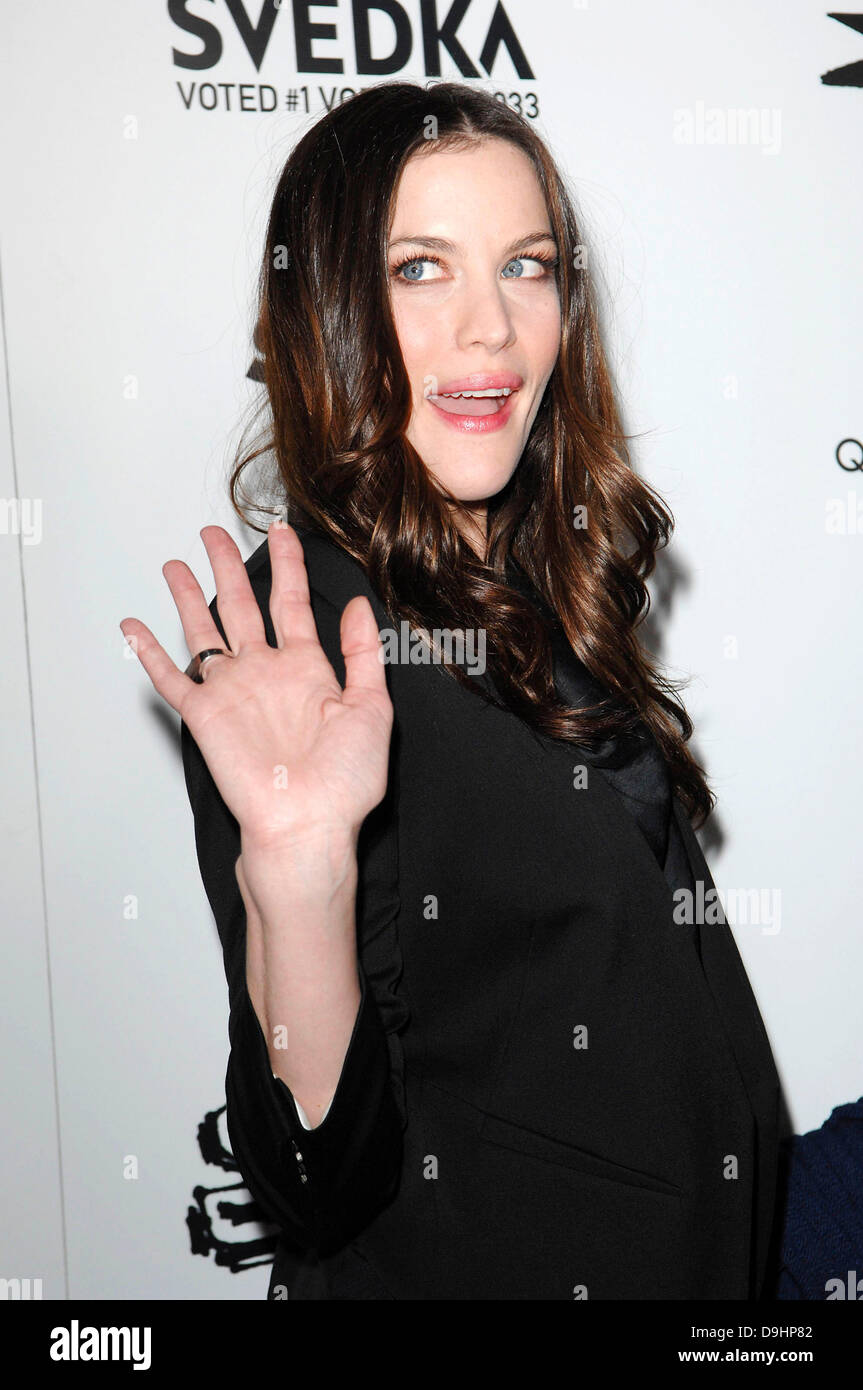 Liv Tyler  Los Angeles Premiere of "Super" held at The Egyptian Theatre Hollywood, California - 21.03.11 Stock Photo