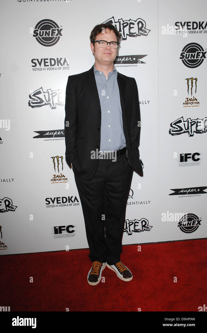 Rainn Wilson  Los Angeles Premiere of 'Super' held at The Egyptian Theatre Hollywood, California - 21.03.11 Stock Photo