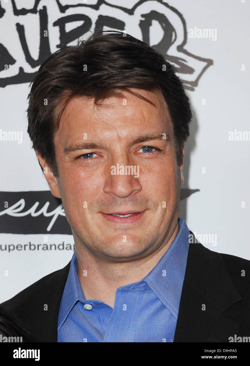 Nathan Fillion  Los Angeles Premiere of 'Super' held at The Egyptian Theatre Hollywood, California - 21.03.11 Stock Photo