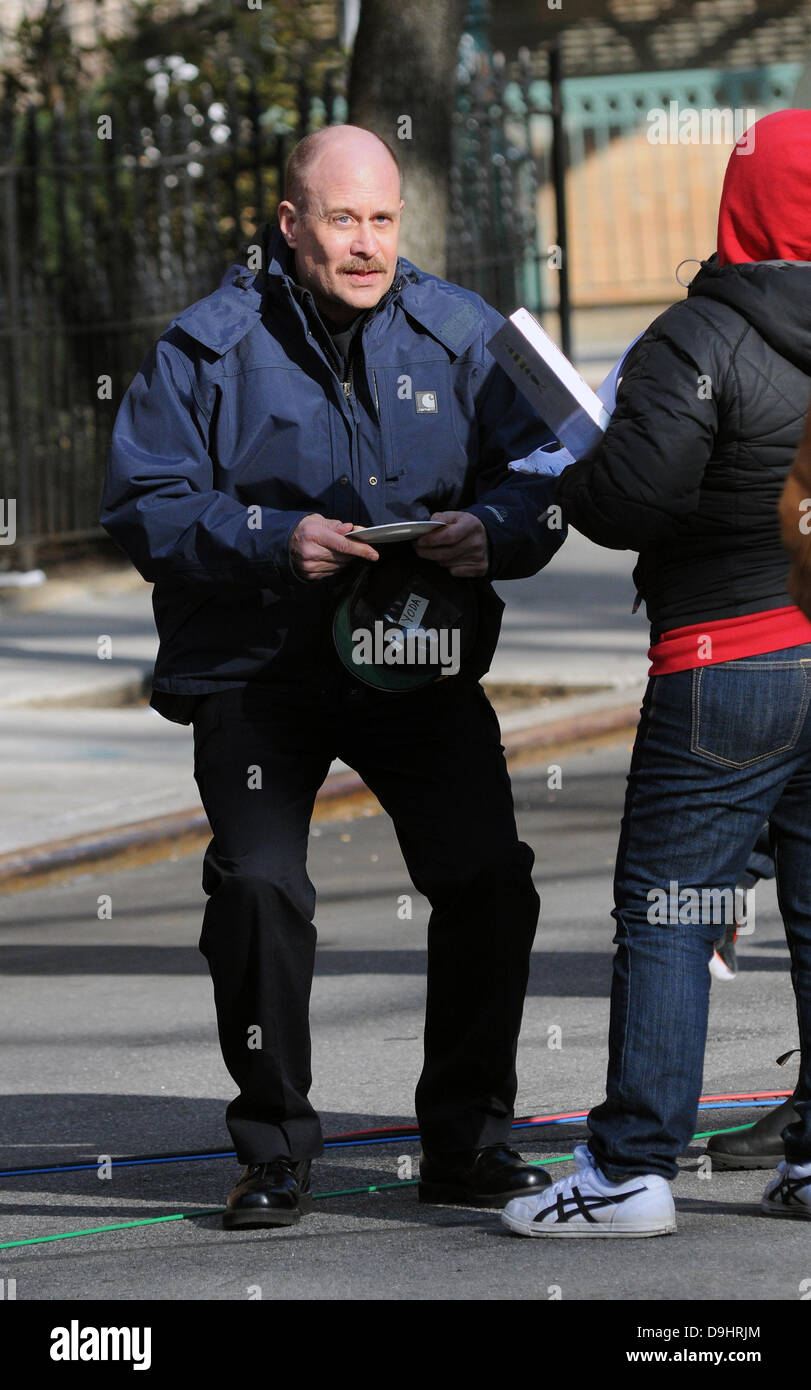 Terry Kinney The cast of 'Rookies' filming on location in Manhattan New York City, USA - 22.03.11 Stock Photo
