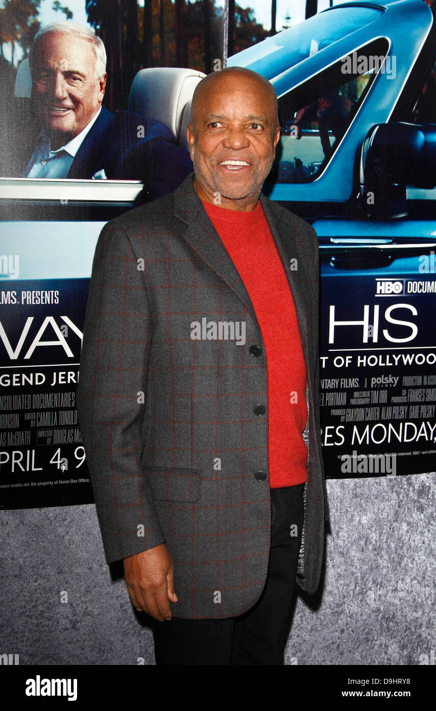 Berry Gordy Jr.  The Los Angeles HBO Premiere of 'His Way' held at Paramount Studios   Los Angeles, California - 23.03.11 Stock Photo