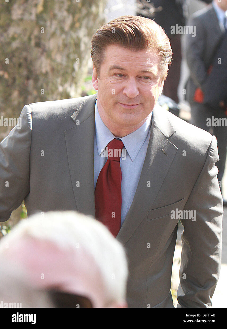 Alec Baldwin on location in Central Park filming for '30 Rock' New York
