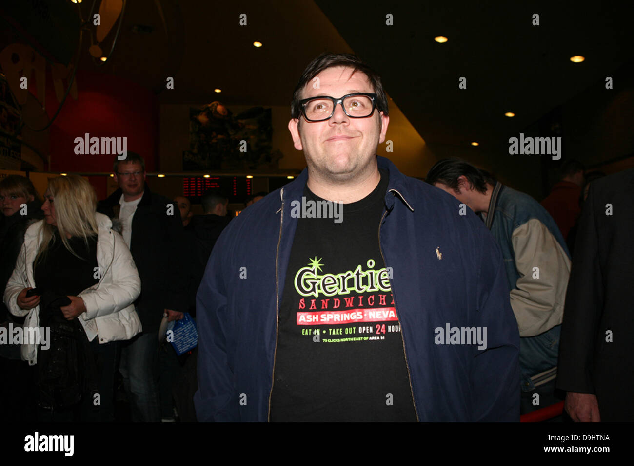 Nick Frost 'PAUL' film presentation at the Pathe De Munt theatre in Amsterdam Amsterdam, Holland - 23.03.11 Stock Photo