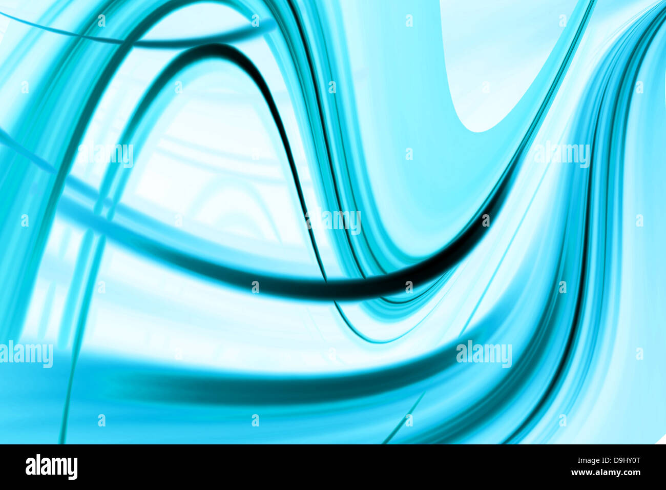 abstract blue wavy background Stock Photo - Alamy