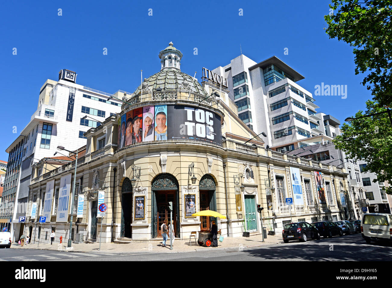 Tivoli theater Liberdade avenue Lisbon Portugal Stock Photo Alamy
