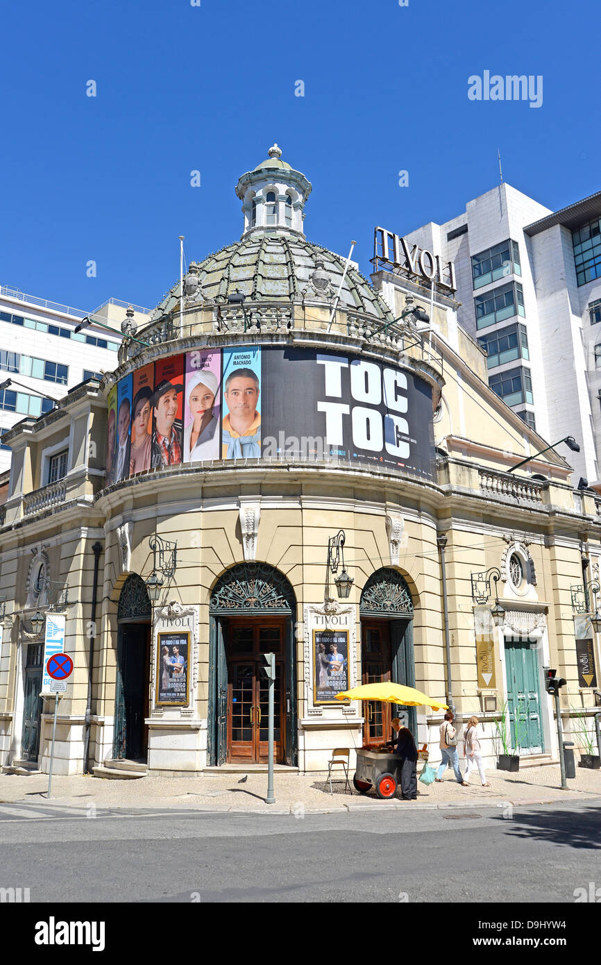 Tivoli theater Liberdade avenue Lisbon Portugal Stock Photo Alamy